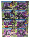 BLOQUES MINECRAFT X8 BATALLA EN EL END 3031 [MG1303]