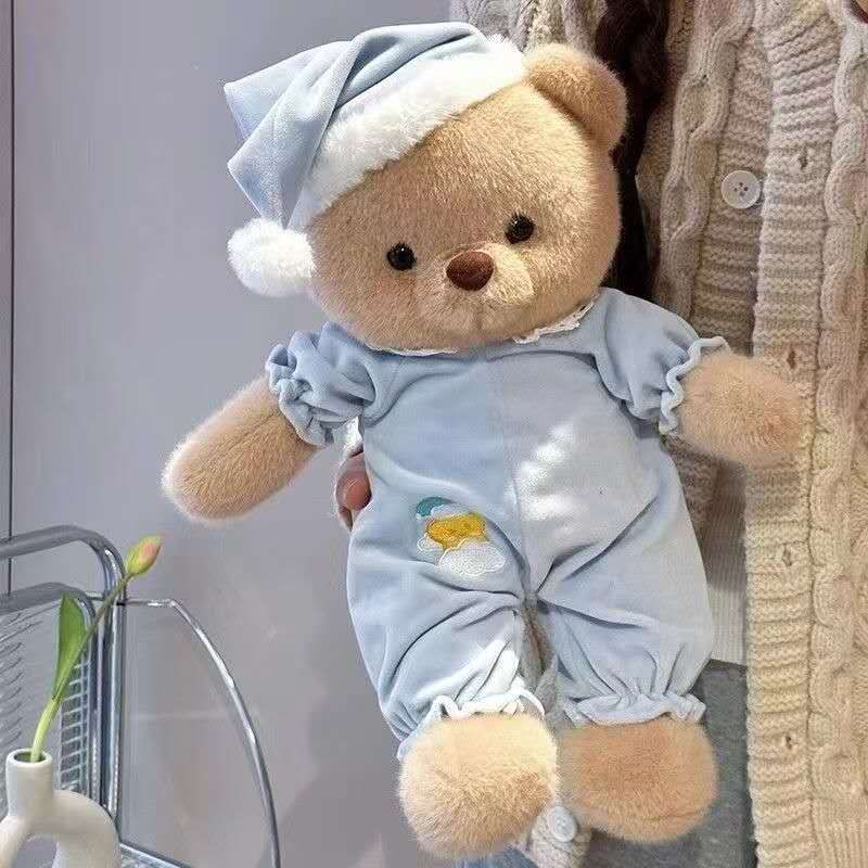 OSITO PIJAMA CELESTE 40CM