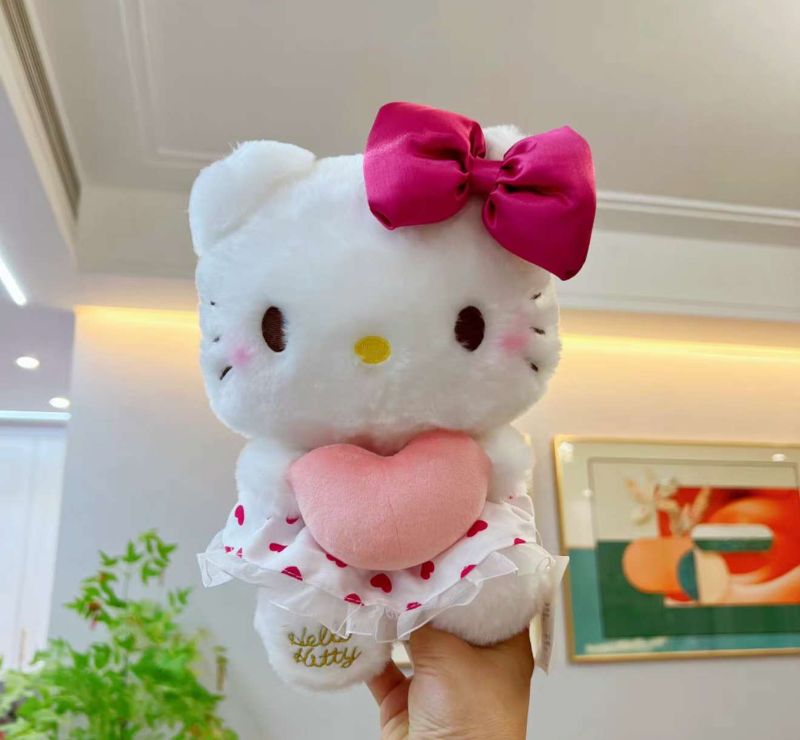 KITTY MOÑO FUCSIA 20CM