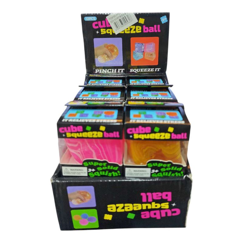 SQUISHY DE MALTOSA CON PATRON DE FLIJO CUADRADO X12U 5CM X12 UNIDADES 4326[PP2210-1] PRECIOS FINAL