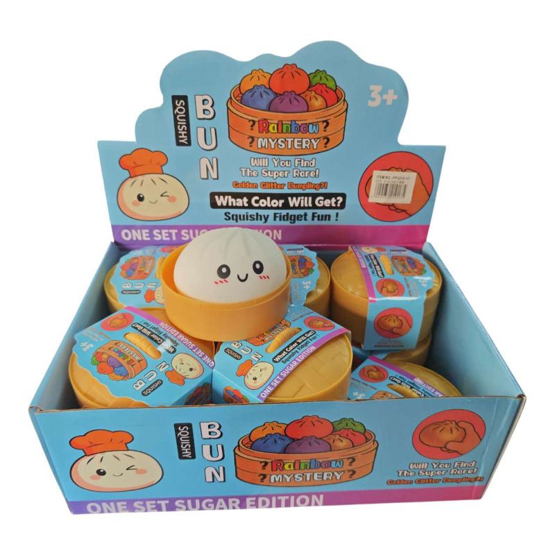 SQUISHY DE DUMPLING DE HARINA X12 UNIDADES 8.5CM 0175{PP2210-17}