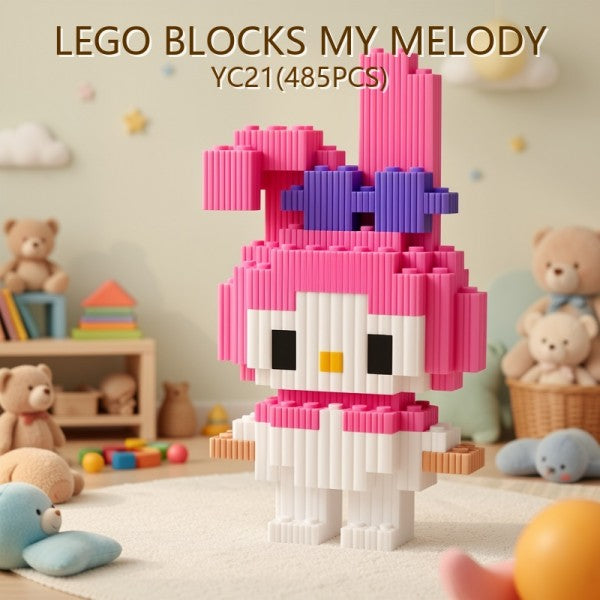 BLOQUES BLOCKS HELLO KITTY YC72(546PCS)