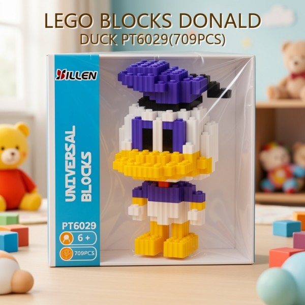 BLOQUES BLOCKS DONALD DUCK PT6029(709PCS)