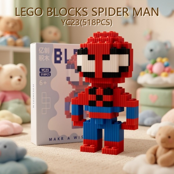 BLOQUES BLOCKS SPIDER MAN YC23(518PCS)