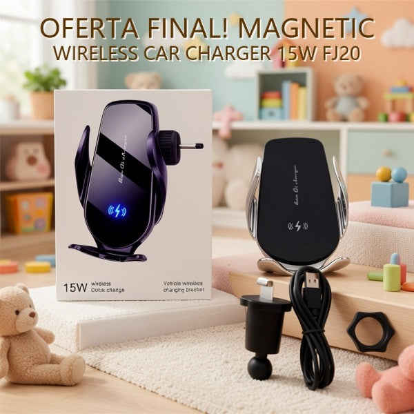MAGNETIC WIRELESS CAR CHARGER 15W FJ20 PRECIO FINAL!!!