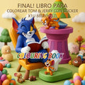 LIBRO PARA COLOREAR TOM & JERRY CON STICKER X1U 8888(Y032) PRECIO FINAL!!!