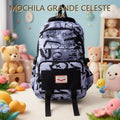 MOCHILA GRANDE CELESTE 504