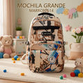 MOCHILA GRANDE MARRON 514