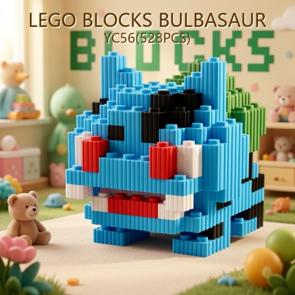 BLOQUES BLOCKS BULBASAUR YC56(528PCS)