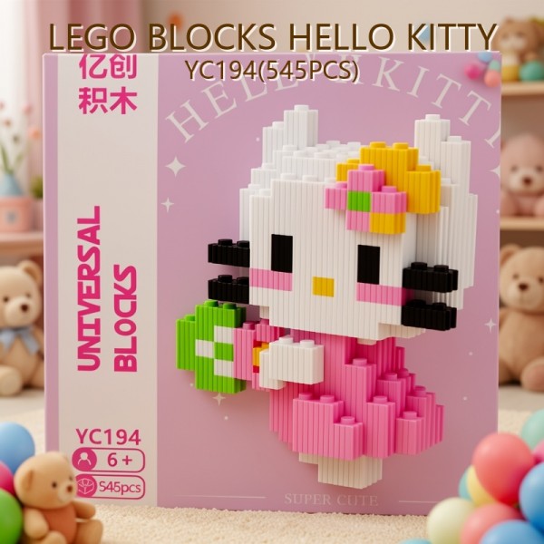 BLOQUES BLOCKS HELLO KITTY YC194(545PCS)