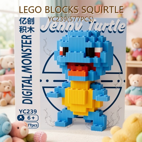 BLOQUES BLOCKS SQUIRTLE YC239(577PCS)