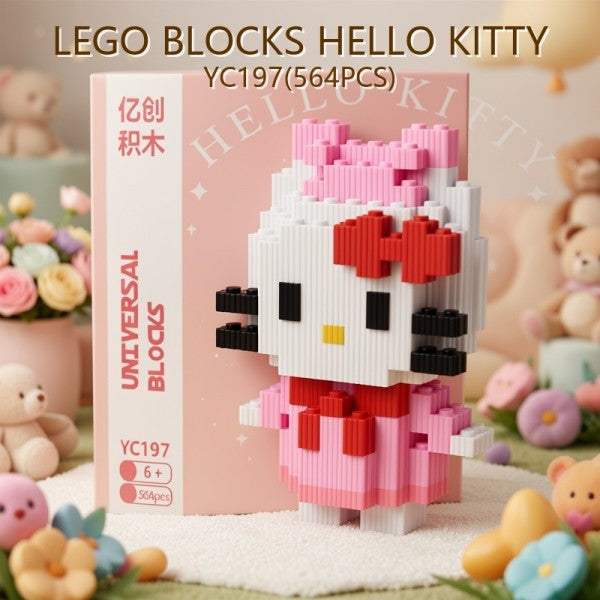 BLOQUES BLOCKS HELLO KITTY YC197(564PCS)