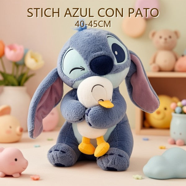 STITCH AZUL CON PATO 40-45CM