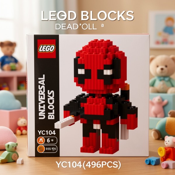 BLOQUES BLOCKS DEADPOOL YC104(496PCS)