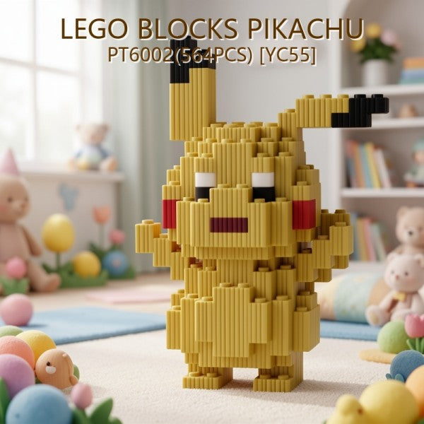 BLOQUES BLOCKS PIKACHU PT6002(564PCS) [YC55]