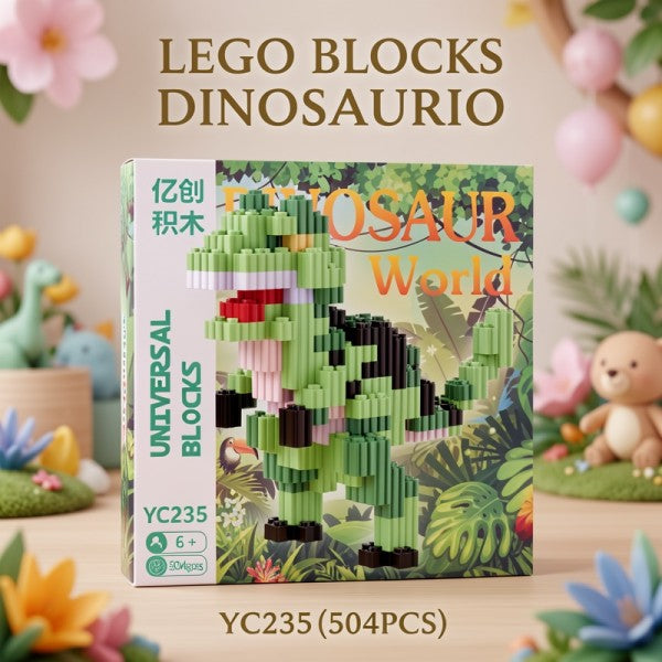 BLOQUES BLOCKS DINOSAURIO YC235(504PCS)