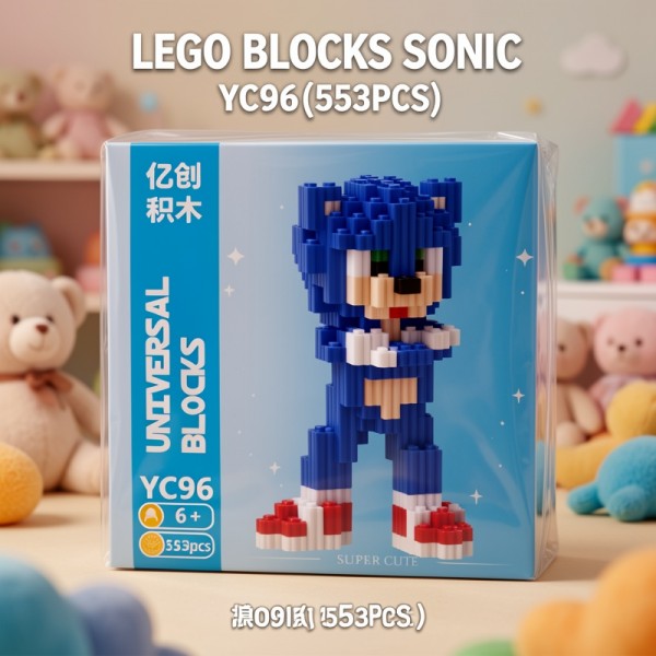 BLOQUES BLOCKS SONIC YC96(553PCS)