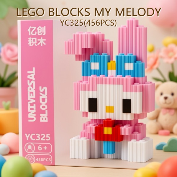 BLOQUES BLOCKS MY MELODY YC325(456PCS)