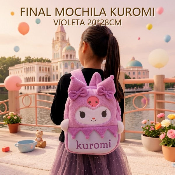 FINAL MOCHILA KUROMI VIOLETA 20*28CM