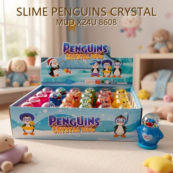 SLIME PENGUINS CRYSTAL MUD X24U 8608