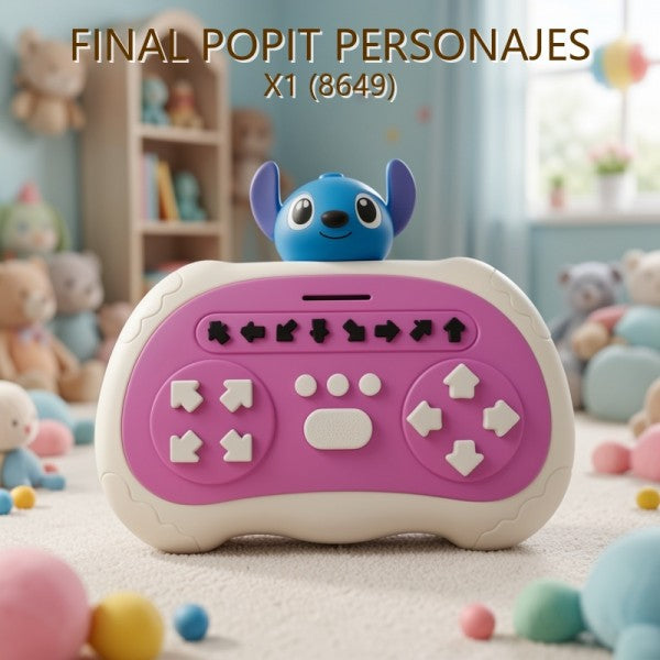 POPIT PERSONAJES X1 (8649) PRECIO FINAL!!!