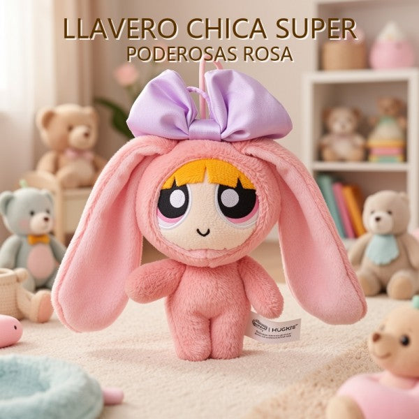 LLAVERO CHICAS SUPER PODEROSAS ROSA