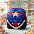 MOCHILA CAPITAN AMERICA 1 CIERRA X-1232 PRECIO FINAL!!!
