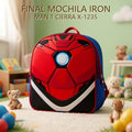 MOCHILA IRON MAN 1 CIERRA X-1235 PRECIO FINAL!!!