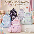 MOCHILA CON CARTUCHERA 888-159 OFERTA FINAL!!!