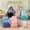 MOCHILA CON CARTUCHERA 888-222