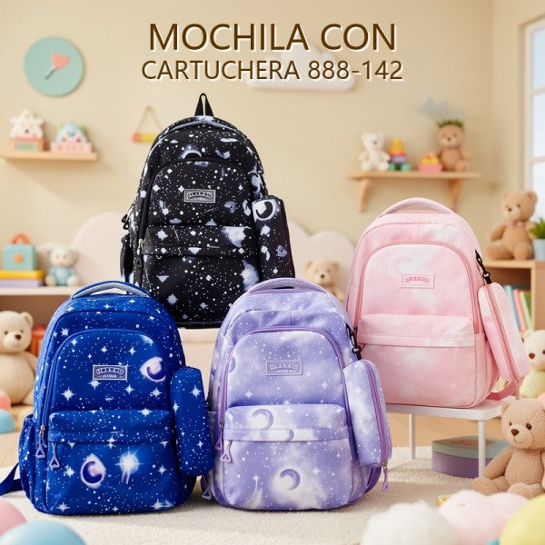 MOCHILA CON CARTUCHERA 888-142