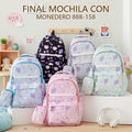 MOCHILA CON MONEDERO 888-158 PRECIO FINAL!!!