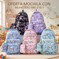 MOCHILA CON MONEDERO 888-216-1 OFERTA FINAL!!!