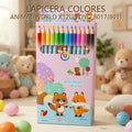 LAPICERA COLORES ANIMAL WORLD X12U YOYO 8017(801)