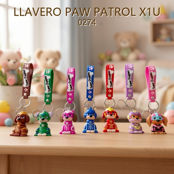 LLAVERO PAW PATROL X1U 0274