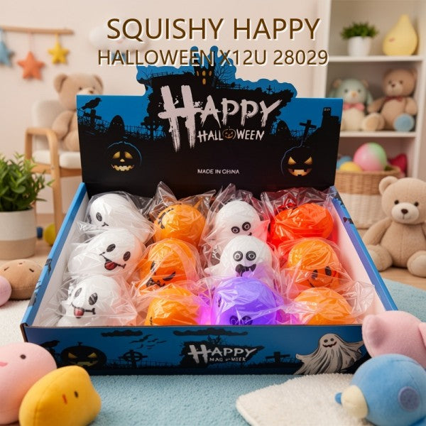 SQUISHY HAPPY HALLOWEEN X12U 28029