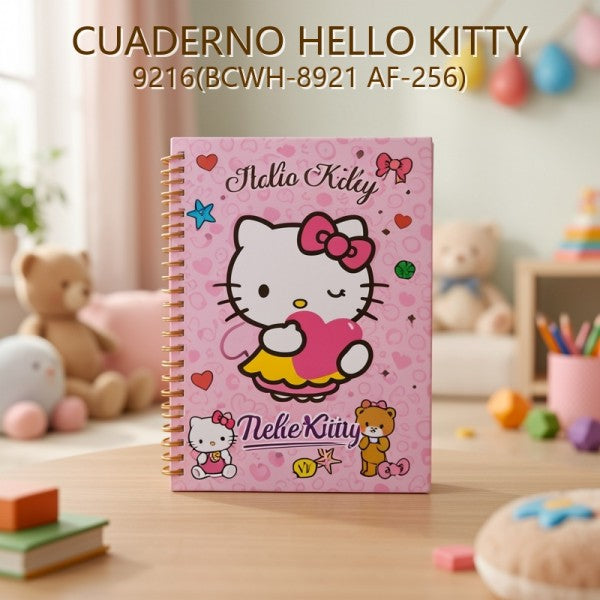 CUADERNO HELLO KITTY 9216(BCWH-8921 AF-256)