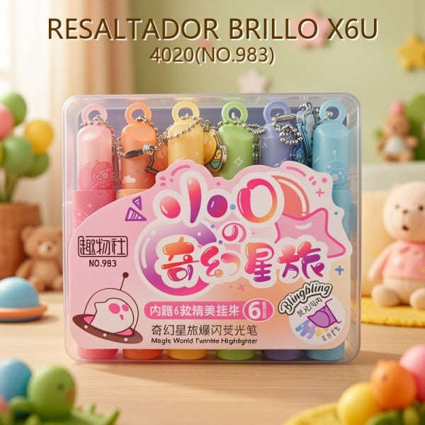 RESALTADOR BRILLO X6U 4020(NO.983)