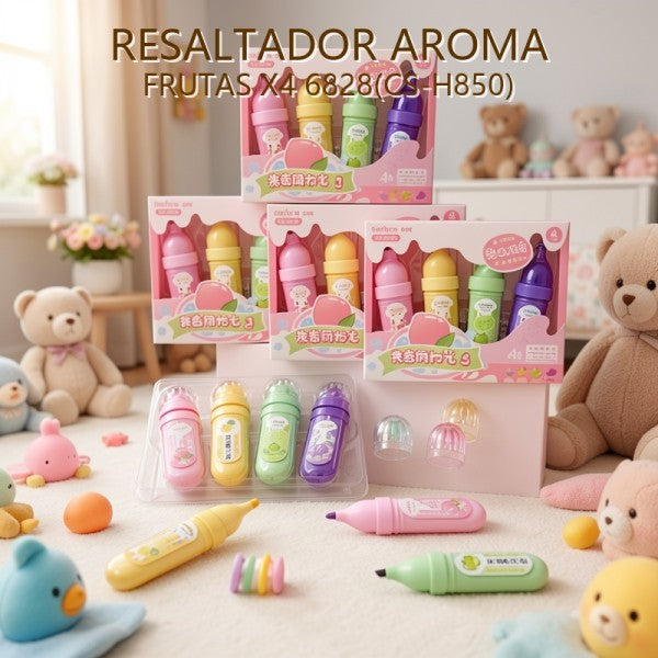 RESALTADOR AROMA FRUTAS X4 6828(CS-H850)