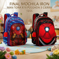 MOCHILA SUPER MAN TORA X16 PULGADA 3 CIERRA 1653 PRECIO FINAL!!!