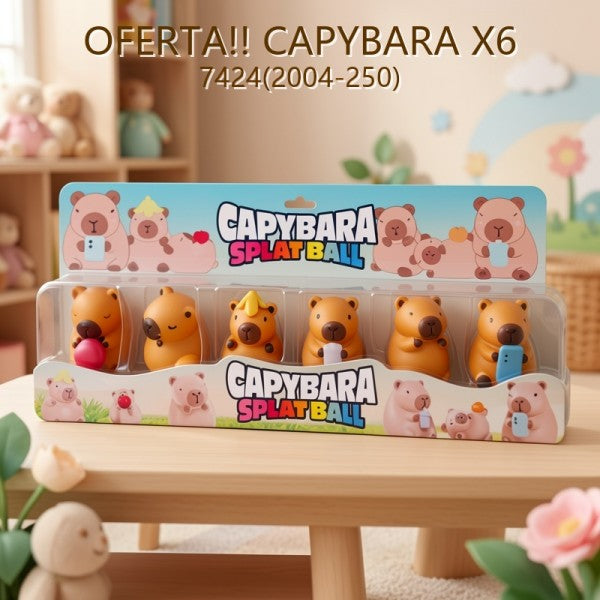 OFERTA CAPYBARA EN BLISTER X6 7424(2004-250)
