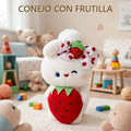 LLAVERO CONEJO CON FRUTILLA