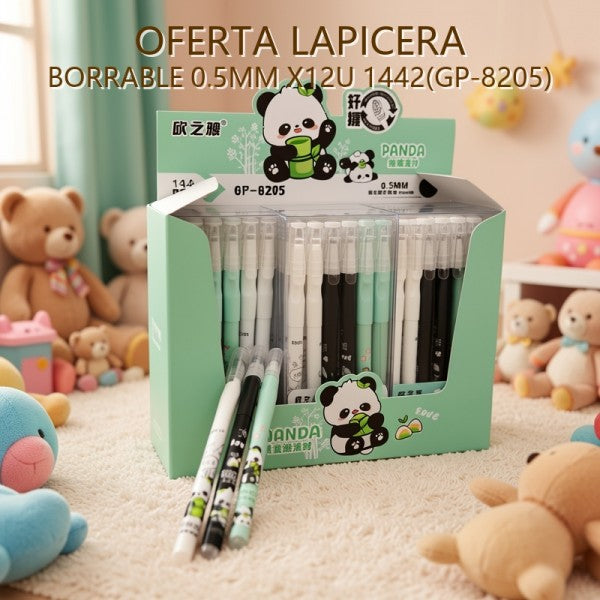 LAPICERA BORRABLE 0.5MM X12U 1442(GP-8205) OFERTA FINAL!!!