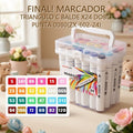 MARCADOR TRIANGULO C BALDE X24 DOBLE PUNTA 0080(ZX-602-24) PRECIO FINAL!!!