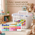 MARCADOR TRIANGULO C BALDE X48 DOBLE PUNTA 0103(ZX-602-48) PRECIO FINAL!!!