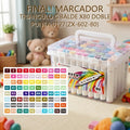 MARCADOR TRIANGULO C BALDE X80 DOBLE PUNTA 0127(ZX-602-80) PRECIO FINAL!!!