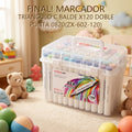 MARCADOR TRIANGULO C BALDE X120 DOBLE PUNTA 0820(ZX-602-120) PRECIO FINAL!!!