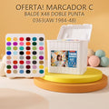 MARCADOR C BALDE X48 DOBLE PUNTA 0363(AW.1984-48) OFERTA FINAL!!!