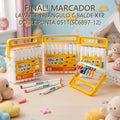 MARCADOR LAVABLE TRIANGULO C BALDE X12 DOBLE PUNTA 0511(SC6897-12) PRECIO FINAL!!!