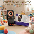 MAGNETIC WIRELESS CAR CHARGER CON BATERIA 1105(L9) PRECIO FINAL!!!
